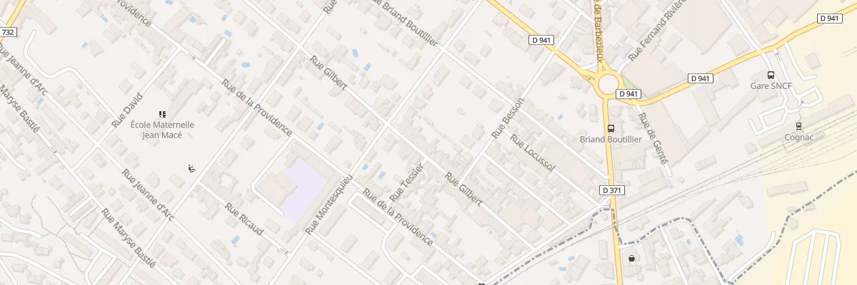 Plan du 51 Rue Gilbert à Cognac
