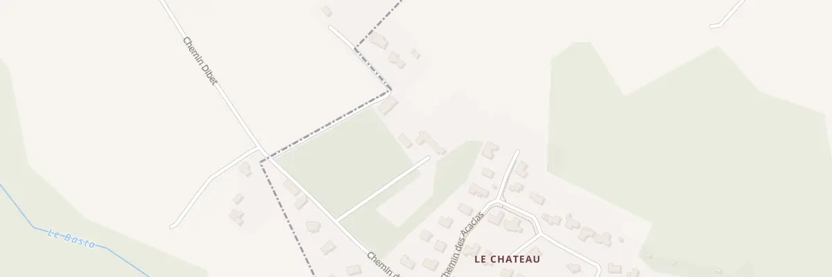 Plan du 30 Che du Château à Astis