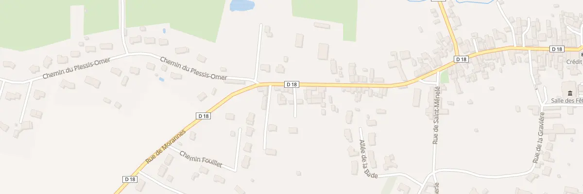 Plan du 23 Rte de Morannes à Précigné