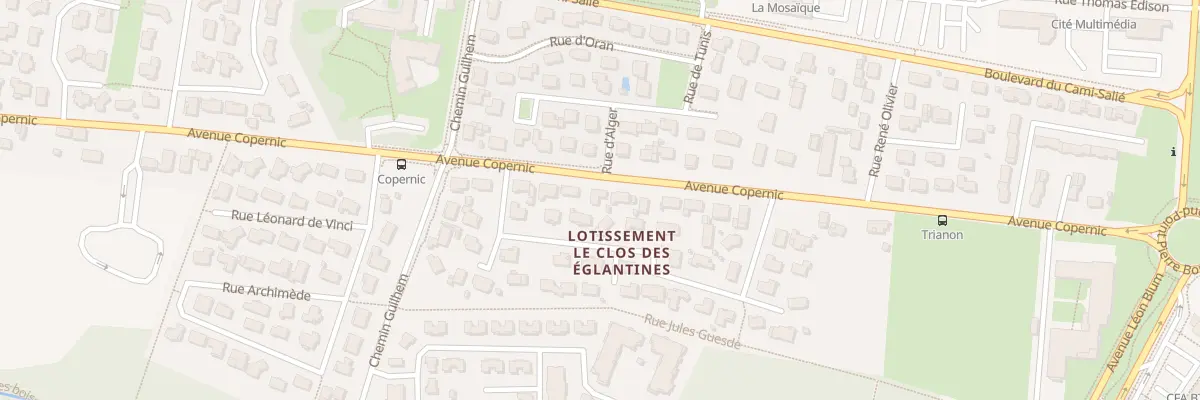 Plan du 35 Av Copernic à Pau