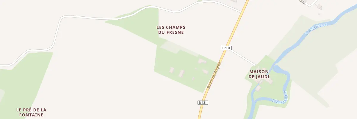 Plan du 40 Rte de Prignac à Matha