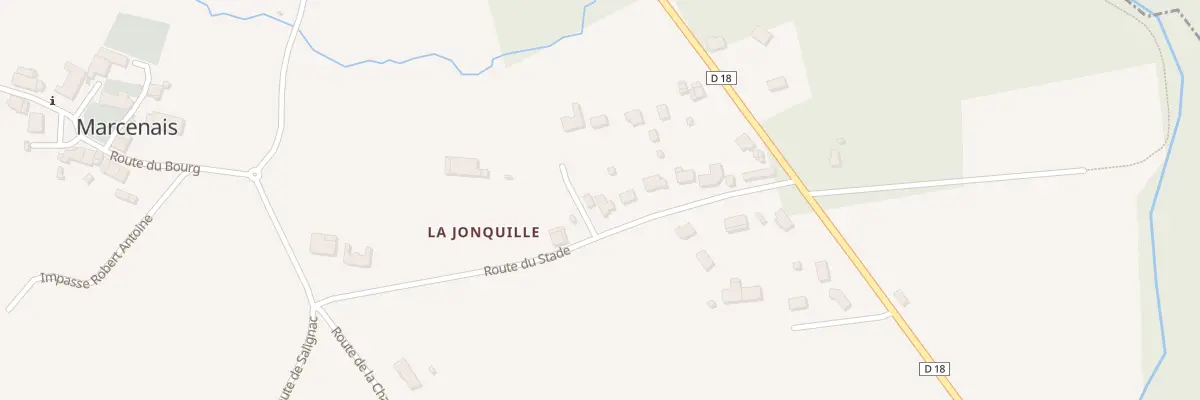 Plan du 6B La Jonquille à Marcenais