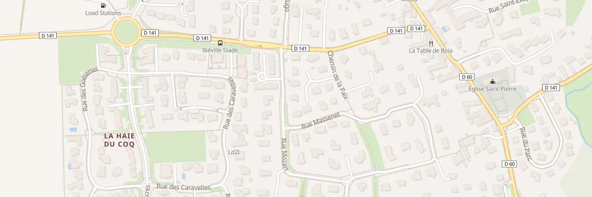 Plan du 12 Rue des Peupliers à Biéville-Beuville