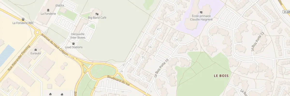 Plan du 204 Vc Quartier du Bois à Hérouville-Saint-Clair