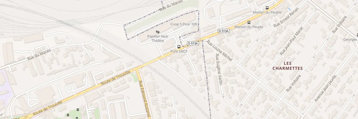 Plan du 50 Rte de Trouville à Caen