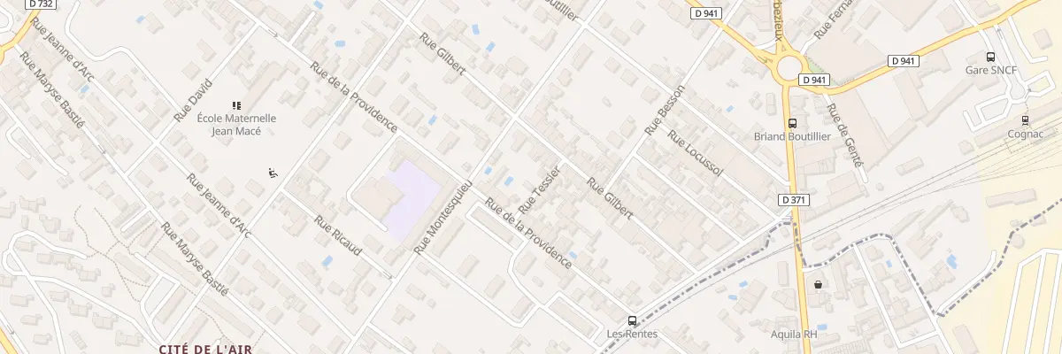 Plan du 68 Rue Gilbert à Cognac