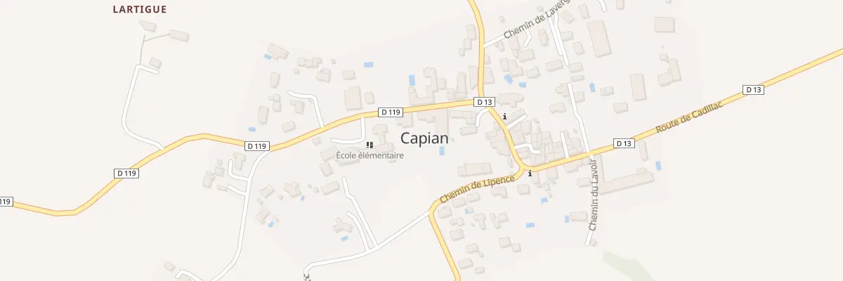 Plan du 10 Rte de Langoiran à Capian