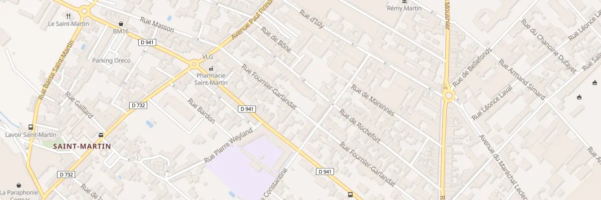 Plan du 41 Rue Fournier Garlandat à Cognac