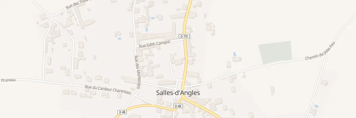 Plan du 28 Rue de la Grande Champagne à Salles-d’Angles
