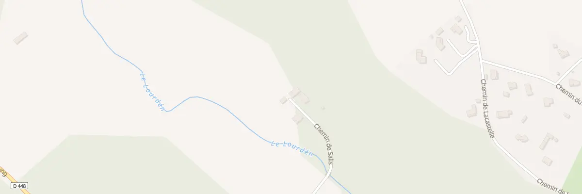 Plan du 409 Che de Salis à Duhort-Bachen