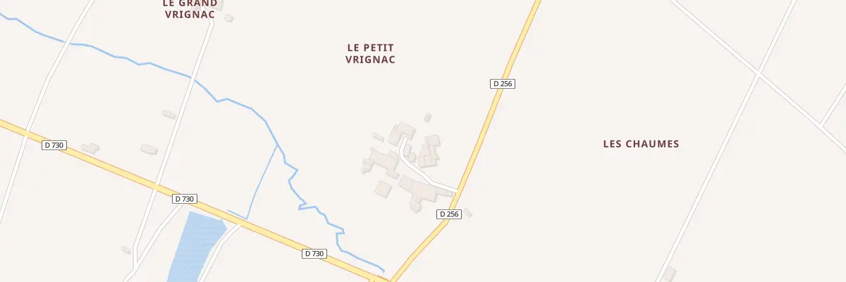 Plan du 2 Le Petit Vrignac à Chepniers