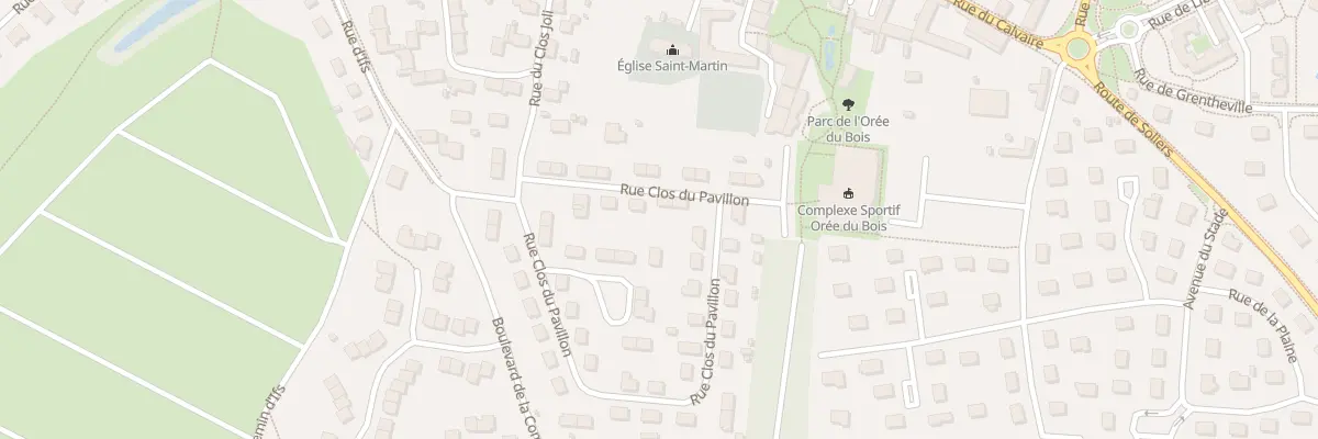Plan du 12 Rue Clos du Pavillon à Cormelles-le-Royal
