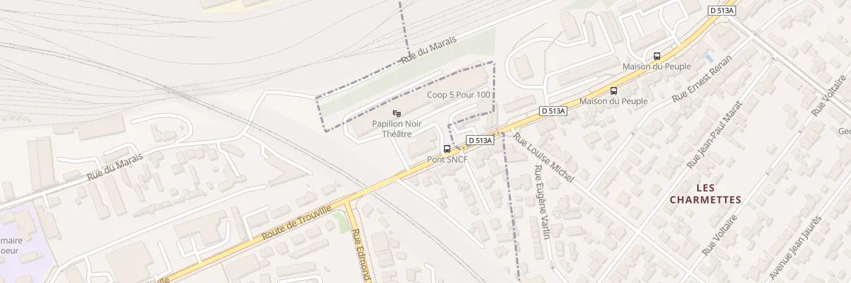 Plan du 33 Rte de Trouville à Caen
