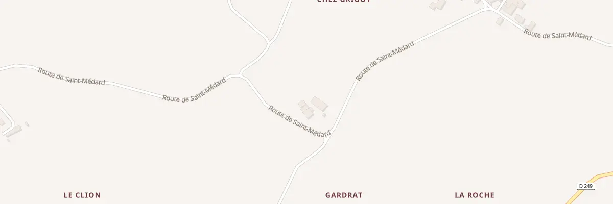 Plan du 5054 Chez Grigot à Mortiers
