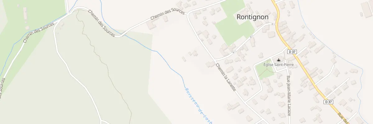 Plan du 16 Rue du Vieux Bourg à Rontignon