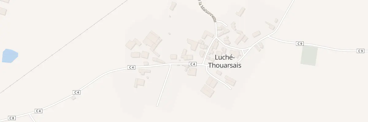 Plan du 13 Rue des Cinq Meules à Luché-Thouarsais