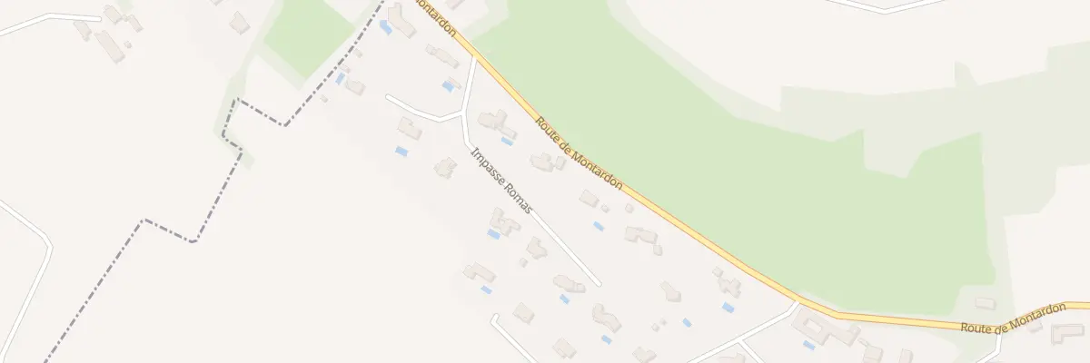 Plan du 2170 Rte de Montardon à Buros