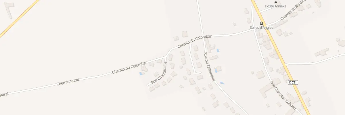Plan du 1 Rue Chantecaille à Salles-d’Angles
