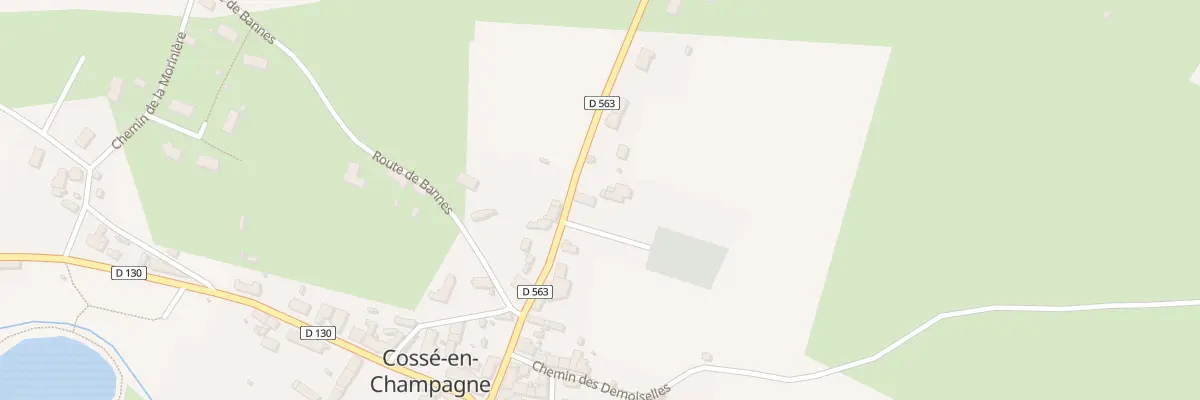 Plan du 10 Rue du Soleil Levant à Cossé-en-Champagne