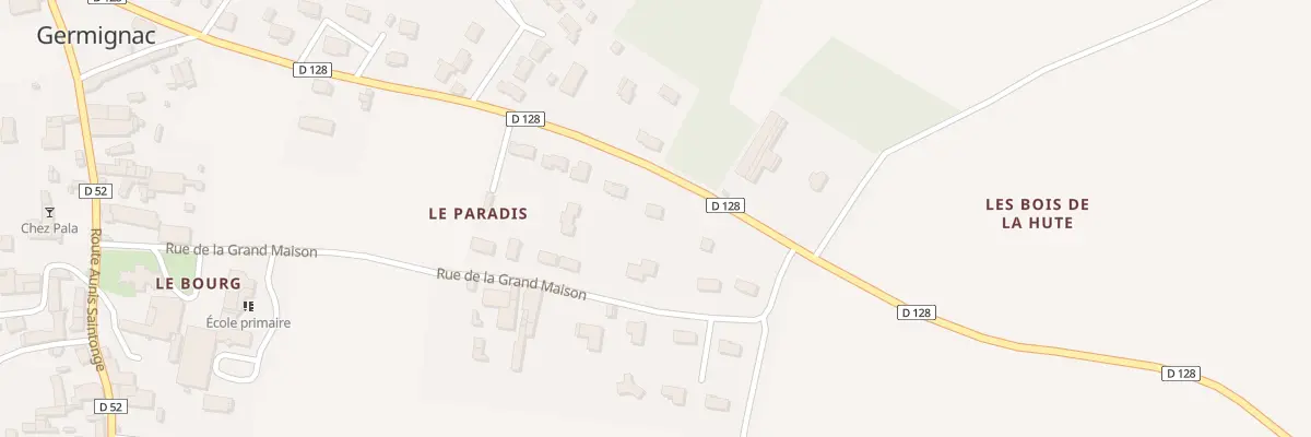 Plan du 76 Rue de la Petite Champagne à Germignac