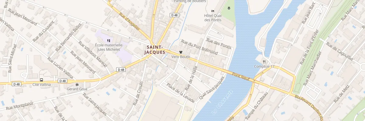 Plan du 34 Pl du Solençon à Cognac