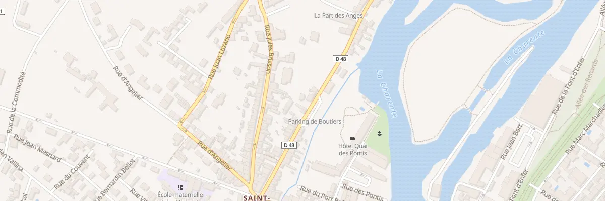 Plan du 65 Rue de Boutiers à Cognac