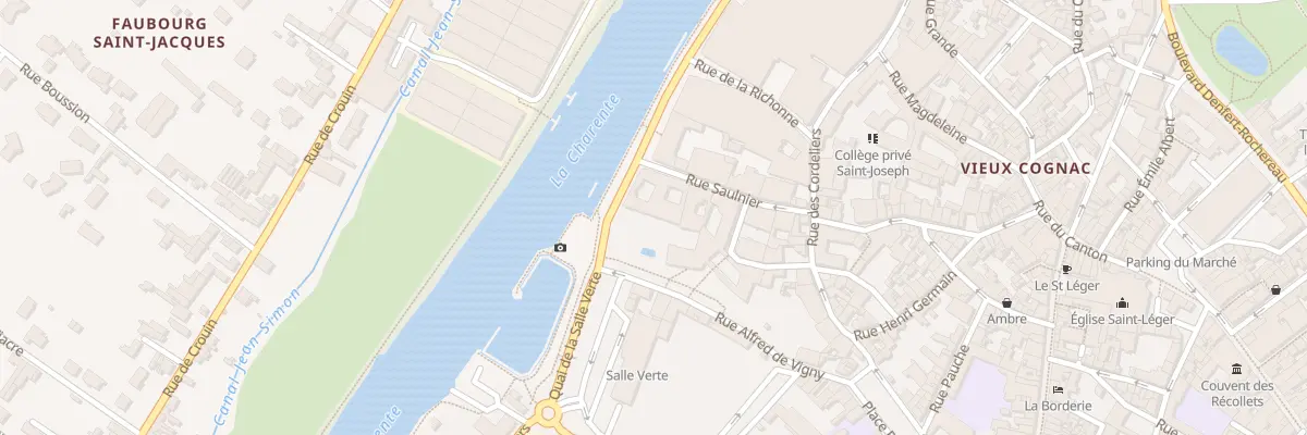 Plan du 19 Rue Saulnier à Cognac