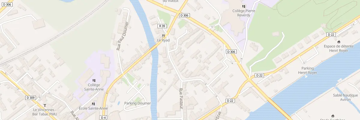 Plan du 8 Rue Pasteur à Sablé-sur-Sarthe