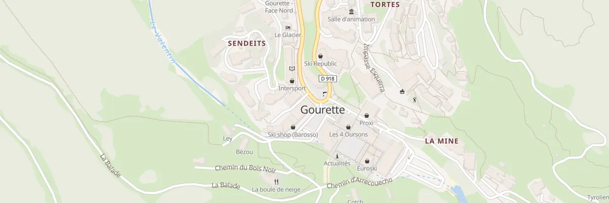 Plan du 14 Rte du Col d’Aubisque à Eaux-Bonnes