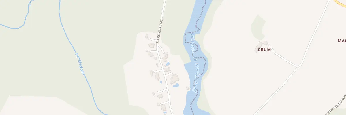 Plan du 535 Rte du Crum à Saint-Cricq-Villeneuve