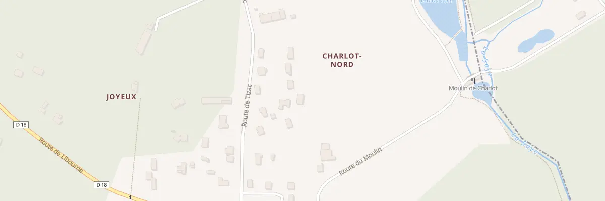 Plan du 6B Charlot-Nord à Marcenais