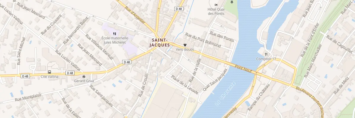 Plan du 14 Rue des Minotiers à Cognac