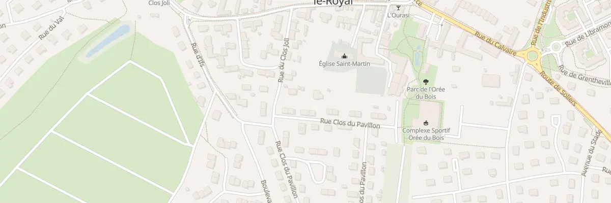 Plan du 7 Rue Clos du Pavillon à Cormelles-le-Royal