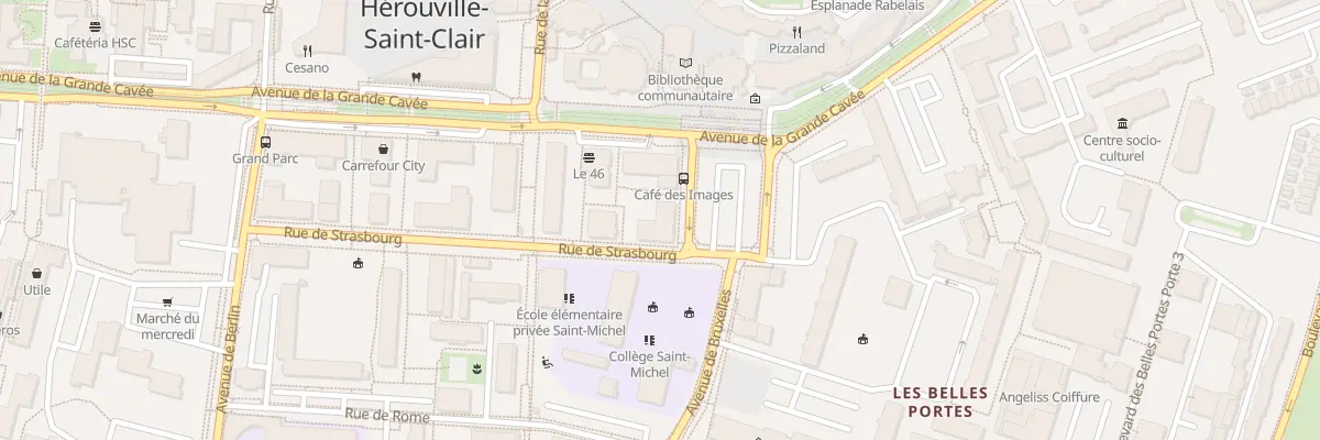 Plan du 53 Rue de Strasbourg à Hérouville-Saint-Clair