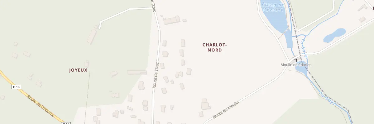 Plan du 7B Charlot-Nord à Marcenais