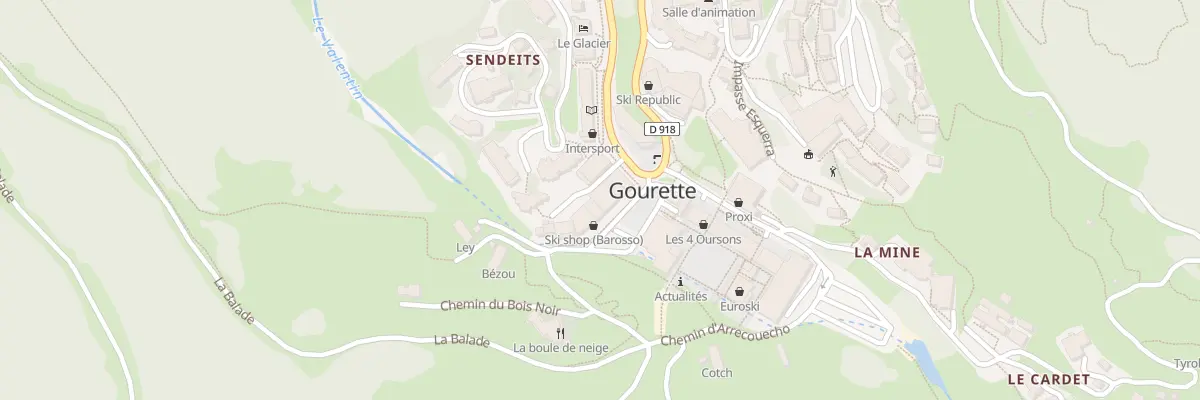Plan du 4B Pl du Sarriere à Eaux-Bonnes