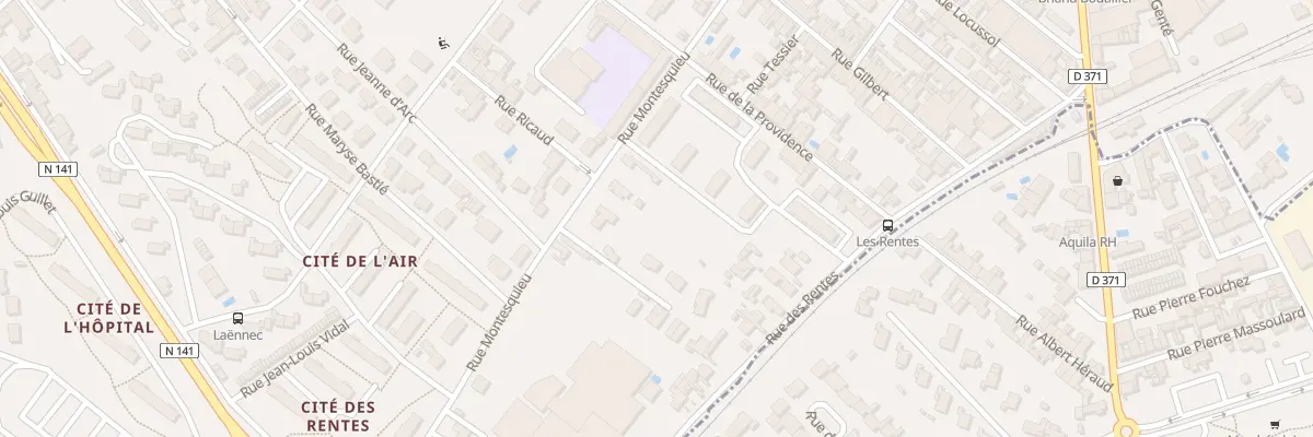 Plan du 37 Rue Montesquieu à Cognac