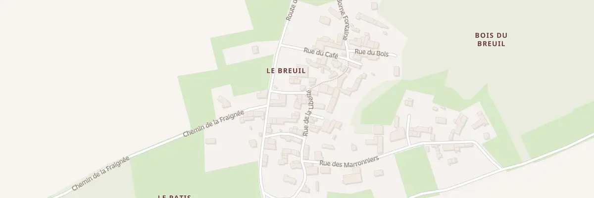 Plan du 1 Rue de la Boite A Lettre à Cherbonnières