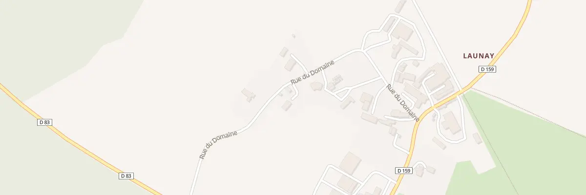 Plan du 1 Rue du Domaine à Louresse-Rochemenier