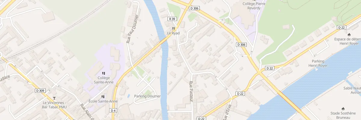 Plan du 9 Rue Pasteur à Sablé-sur-Sarthe