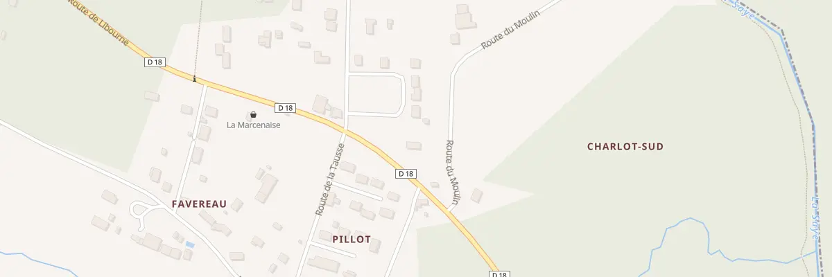 Plan du 37A Charlot-Nord à Marcenais