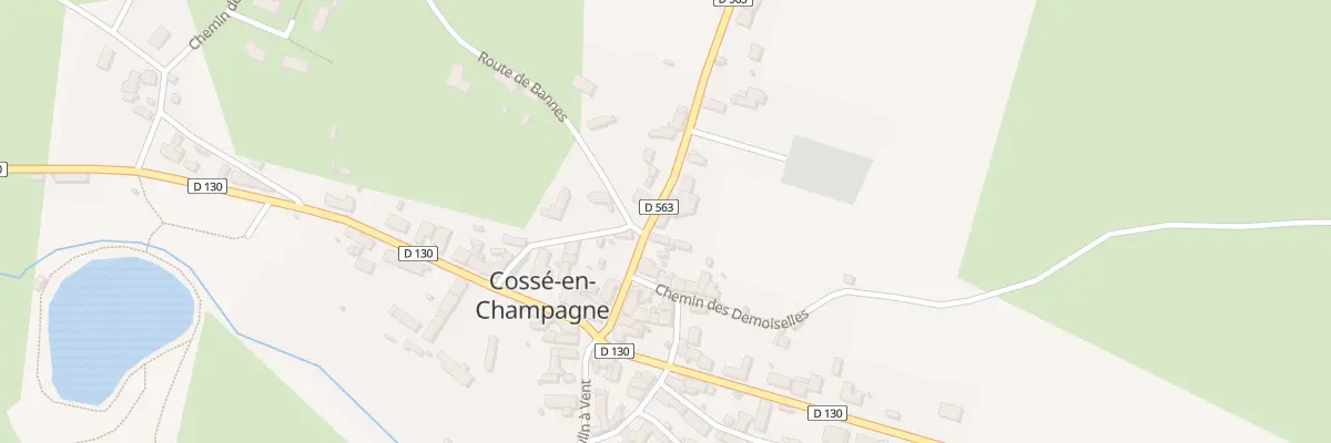 Plan du 6 Rue du Soleil Levant à Cossé-en-Champagne