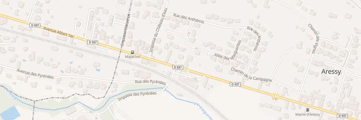 Plan du 15 Rue Matachot à Aressy