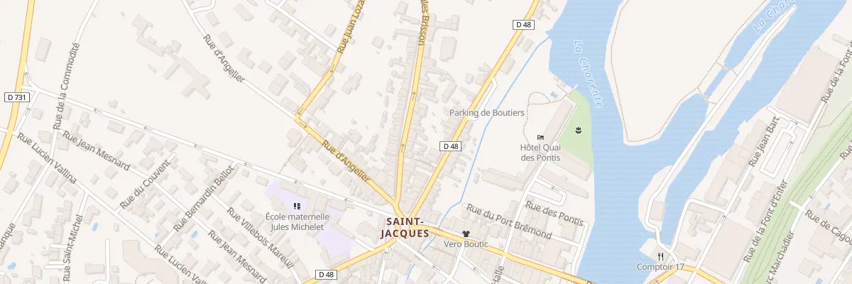 Plan du 38 Rue Jules Brisson à Cognac