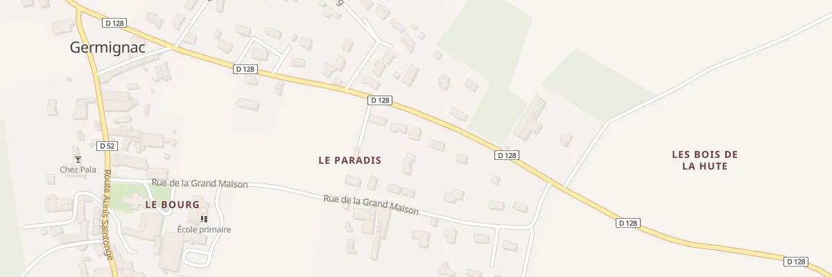Plan du 72 Rue de la Petite Champagne à Germignac