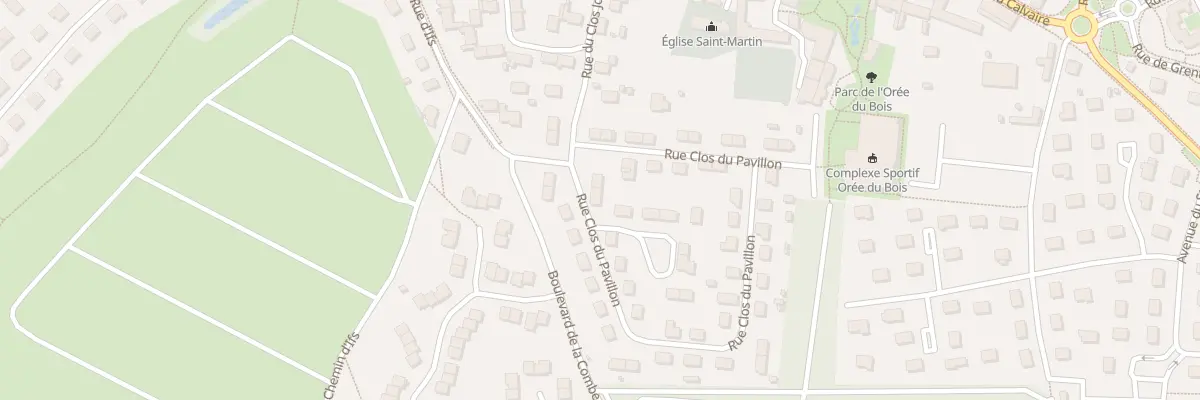 Plan du 40 Rue Clos du Pavillon à Cormelles-le-Royal
