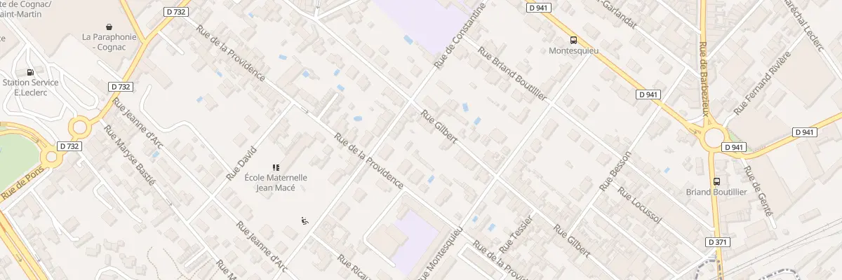 Plan du 36 Rue Gilbert à Cognac