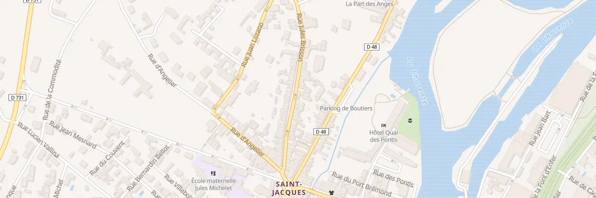 Plan du 58 Rue Jules Brisson à Cognac