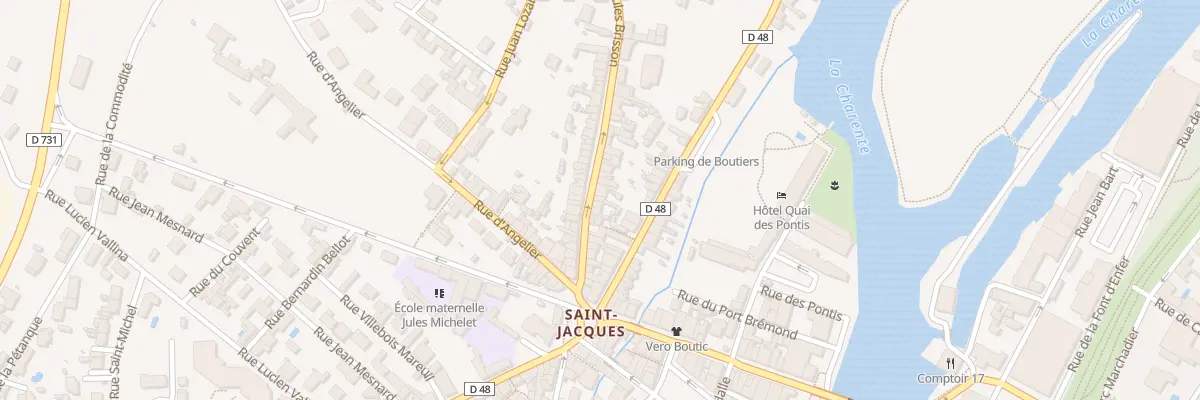 Plan du 36 Rue Jules Brisson à Cognac
