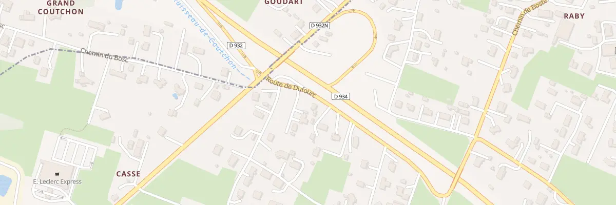Plan du 275 Rte du Dufourc à Sarbazan